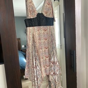 Free People Dress with Leather Corset 8